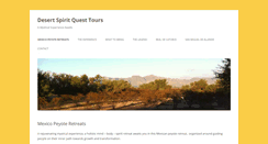 Desktop Screenshot of desertspiritquesttours.com